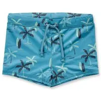 Sense Organics friends in cooperation with GARY MASH Sense Organics & friends in cooperation with GARY MASH Kinder Badehose aus recyceltem Polyester, Palmen (blau), – Produktbild 1 von 1