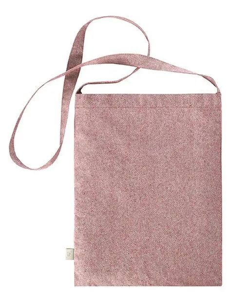 Halfar Halfar Einkaufstasche aus recycelter Baumwolle 28 x 36 cm cm Shopper ein langer Henkel, Rot, – Produktbild 1 von 1