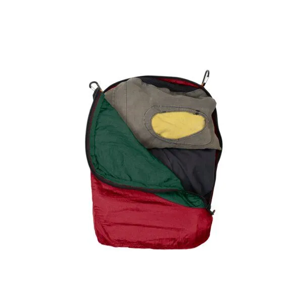 Ticket to the Moon Ticket to the Moon Packwürfel "Travel Cube Large" upcycled, Burgundy/dunkelgrün, – Produktbild 1 von 2