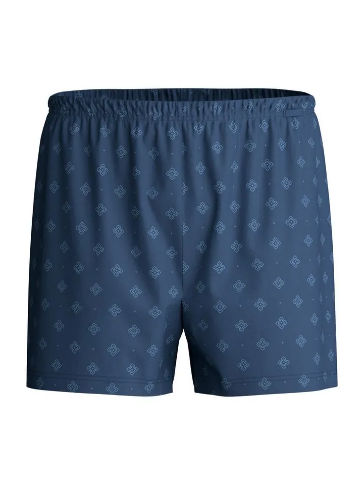 CALIDA CALIDA Boxershorts Prints ohne Eingriff, lockere Passform, in Single-Jersey Qualität, Blau, – Produktbild 2 von 5
