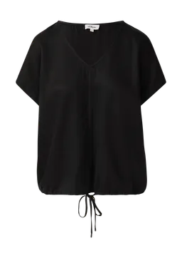 s.Oliver Ärmellose Bluse aus Lyocell mit Tunnelzug am Saum – Produktbild 1 von 1