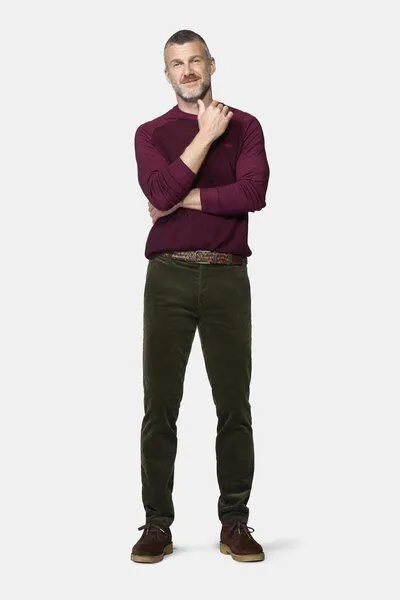 Meyer MEYER ACTIVE Cord Chino, Grün (dunkelgrün), – Produktbild 2 von 4