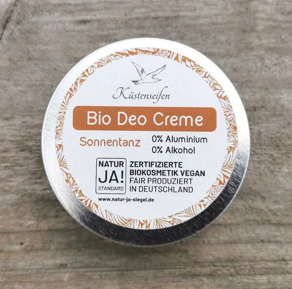Küstenseifen Manufaktur Küstenseifen Manufaktur Bio Deocreme "Sonnentanz" – Produktbild 1 von 2