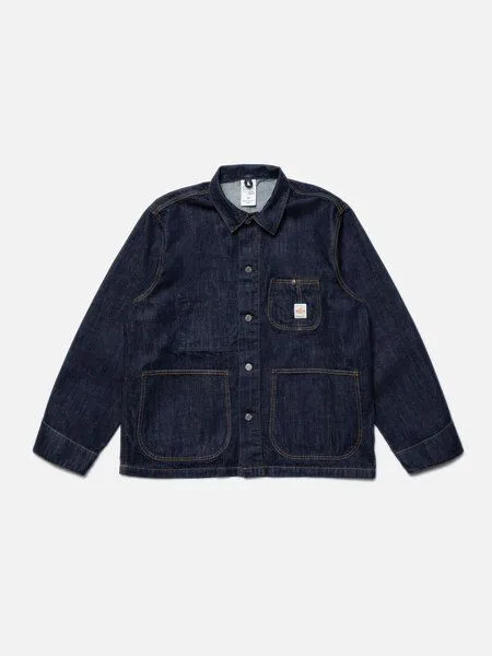 Nudie Jeans Nudie Jeans Howie Chore Jacket One Wash, Blau, – Produktbild 3 von 4