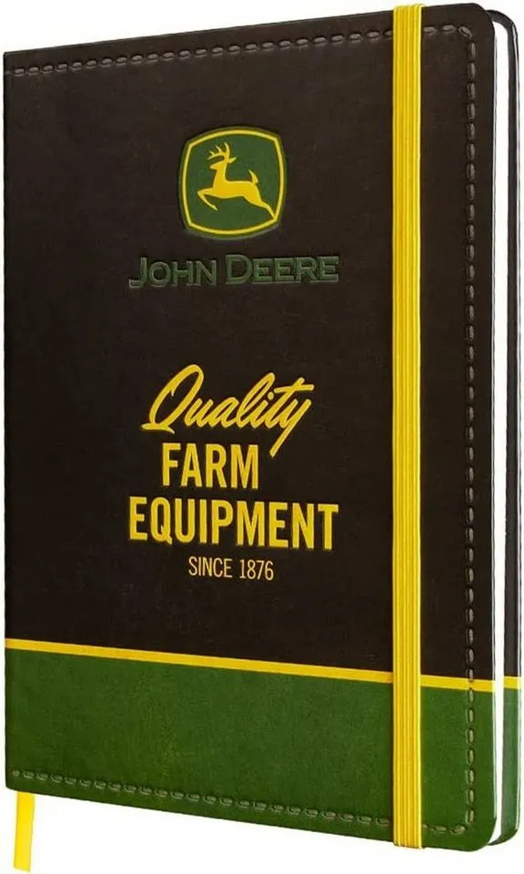 Nostalgic-Art Notizbuch Notizbuch - John Deere - Farm Equipment Logo Black – Produktbild 2 von 5