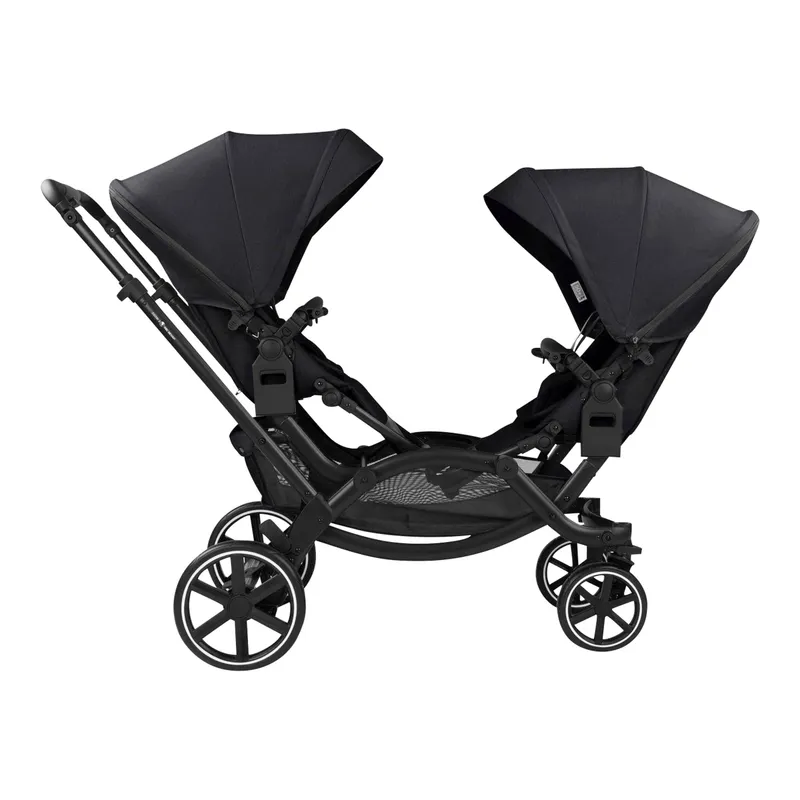ABC Design ABC Design Zoom Kinderwagen Zwillingswagen Zoom 2 schwarz, Schwarz, – Produktbild 3 von 3