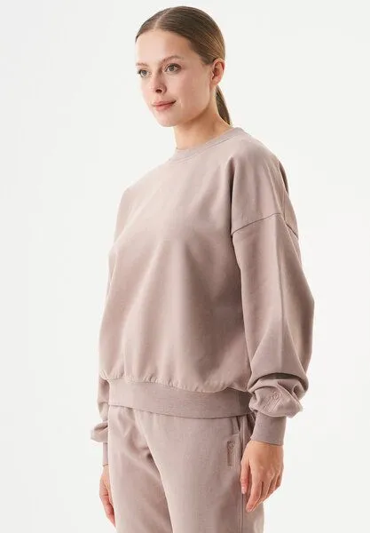 ORGANICATION ORGANICATION ESSENTIALS-BUKET- Soft Touch Sweatshirt aus Bio-Baumwolle, Mocha, – Produktbild 3 von 4