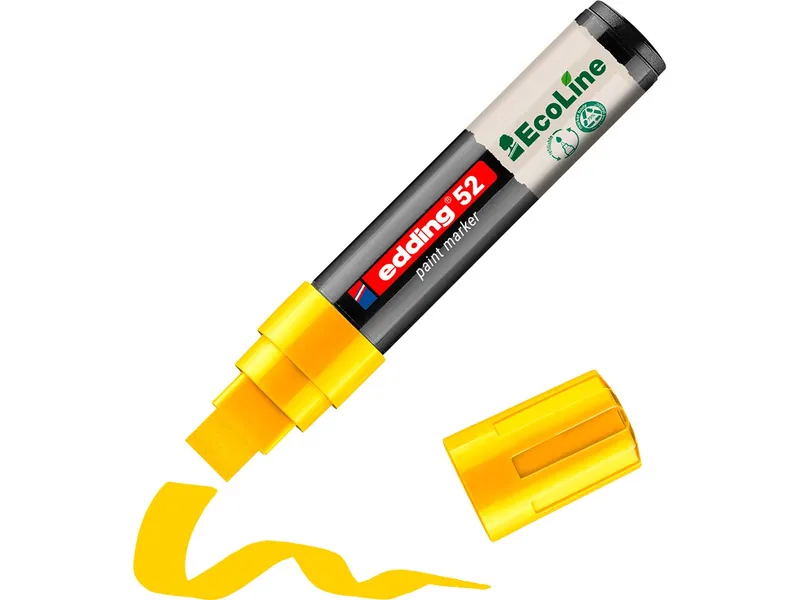 Edding Edding Lackmarker "52 EcoLine" wasserbasiert, Gelb, – Produktbild 1 von 1