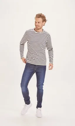 KnowledgeCotton Apparel KnowledgeCotton Apparel Jeans Slim Fit - ASH - aus Bio-Baumwolle – Produktbild 1 von 1