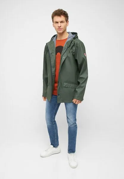 derbe derbe Regenjacke „Passby“, Olive navy, – Produktbild 3 von 4