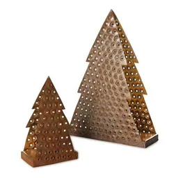 Mitienda Shop Mitienda Shop Teelichthalter Tannenbaum aus Recyccling Metall - Weihnachtsdeko – Produktbild 1 von 1