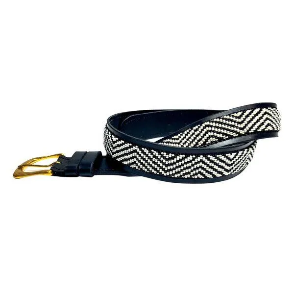 Zinj Design Zinj Design Massai Ledergürtel - Zebra Kenia - Unisex – Produktbild 1 von 4