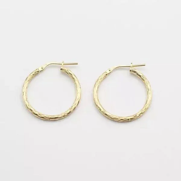 Jewelberry Jewelberry Kreole Shiny Hoop, Gold, – Produktbild 1 von 1