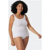 Schiesser Schiesser 2er Pack Damen Top Organic Cotton 95/5, Weiss, – Produktbild 1 von 1