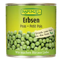 RAPUNZEL RAPUNZEL Gemüsekonserve Erbsen - Dose 340g – Produktbild 1 von 1