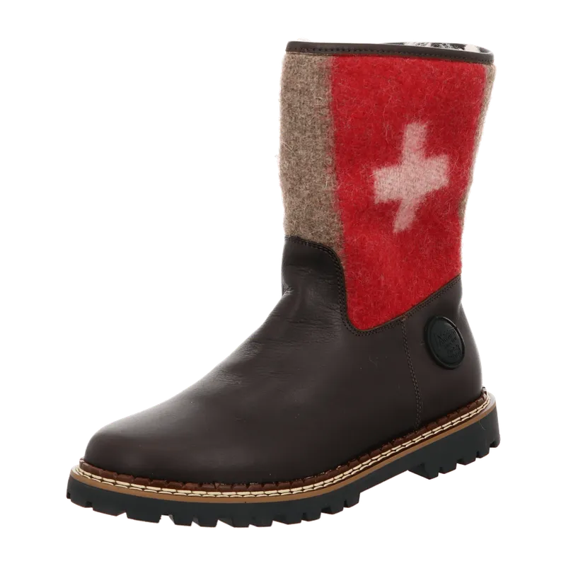 Ammann Ammann Damenstiefel aus Italien, Spanien und Portugal für Damen, braun, Größe 43 EU, Braun, – Produktbild 1 von 7