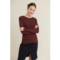 Basic Apparel Basic Apparel Langarmshirt Vegan - Arense LS Tee, Rot (port-royal), – Produktbild 1 von 1