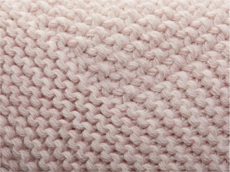 HANS NATUR HANS NATUR Babydecke Bio-Baumwolle Strick-Qualität Maße 80 x 95 cm, Rosa, – Produktbild 2 von 2