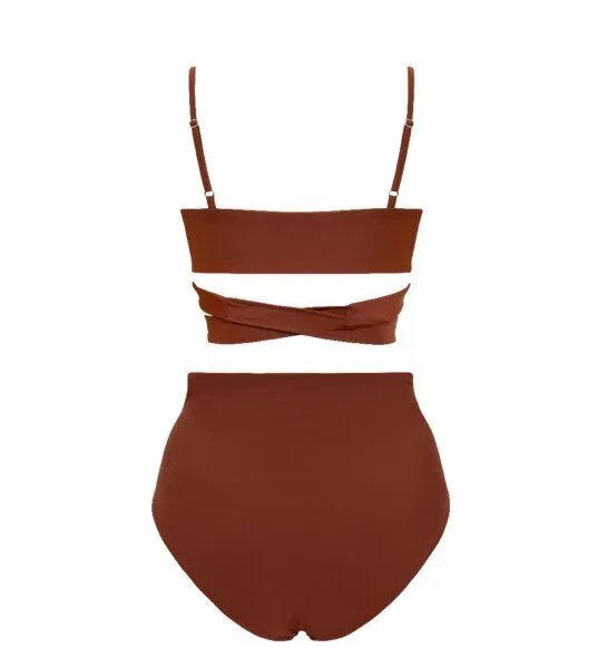 Anekdot Anekdot Bikini Set Lin Top + Core High Slip, Rust, – Produktbild 2 von 2