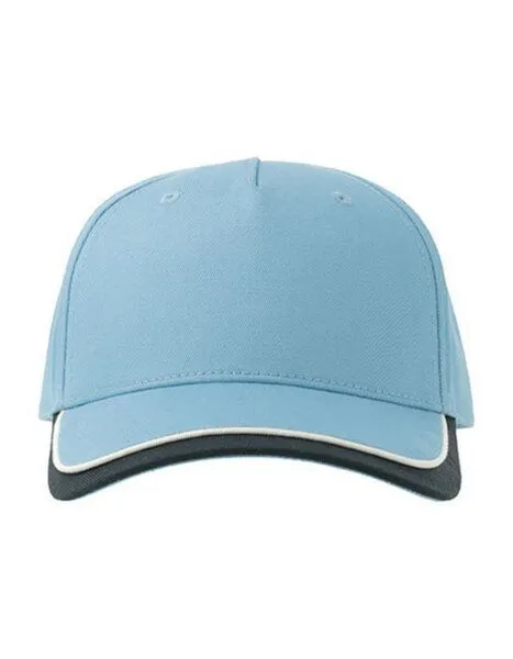 Atlantis Headwear Atlantis Headwear Kinder Basecap - Klettverschluss, Bio-Baumwolle, Bunt, – Produktbild 2 von 5