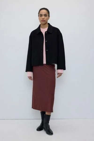 Rita Row Rita Row Oversize-Jacke NOBU aus Double-Face-Wolle, Black, – Produktbild 1 von 4