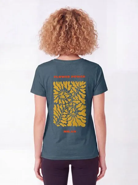 watapparel watapparel T-Shirt Frauen Milan Flora, Stargazer, – Produktbild 2 von 3
