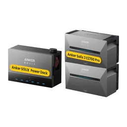 Anker Anker SOLIX Power Dock Multisystem mit Solarbank 3 E2700 Pro Balkonkraftwerk Speicher, by Powerness - 1x Anker Power Dock + 2x Solarbank 3 E2700 Pro / ohne Smart Meter / Selbstabholung – Produktbild 1 von 1