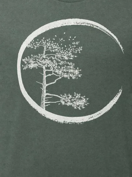 Life-Tree Life-Tree Shirt aus Biobaumwolle für Herren "Circle", Grün, – Produktbild 4 von 4