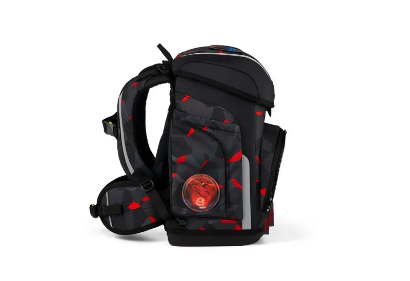 Ergobag Ergobag Schulranzen Schulranzen-Set CUBO TaekBärdo 5-teilig, 25/26 (5-teilig), ergonomisch, höhenverstellbar, Your-Size-System, ab 1. Klasse, Schwarz, – Produktbild 4 von 8