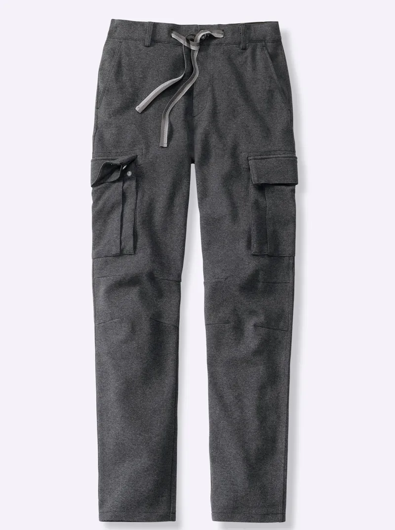 marco donati Cargohose anthrazit-meliert, Anthrazit-meliert, – Produktbild 1 von 1