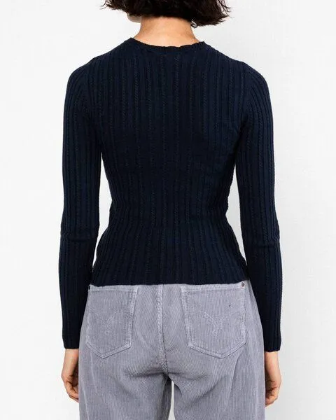 blutsgeschwister Blutsgeschwister Jazz & Chill Crew Pullover aus Biobaumwolle und Lyocell, Blue elf (blau), – Produktbild 2 von 3