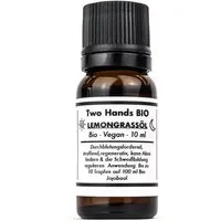 Two Hands BIO Two Hands BIO Lemongrassöl - Bio - Vegan - Zitronengrasöl - 10 ml – Produktbild 1 von 1