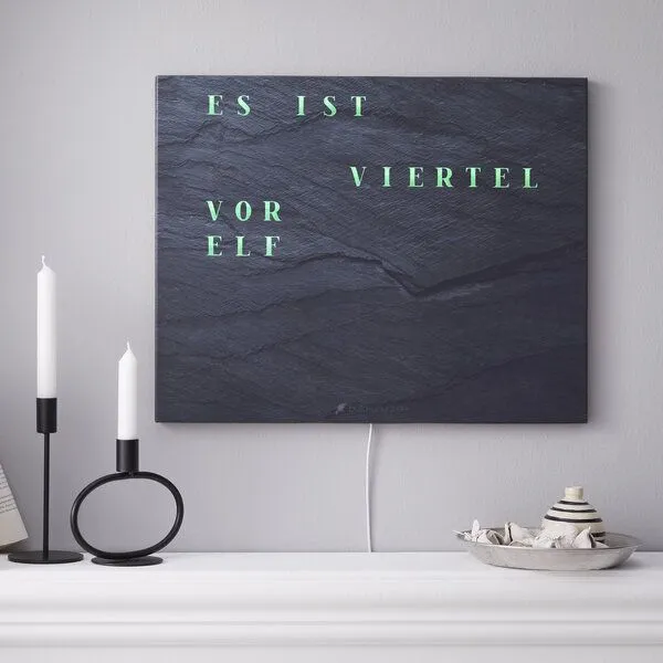 build-yours build-yours Bausatz WordClock Jupiter Space - Bau dir deine Wortuhr - LED Wanduhr – Produktbild 2 von 8