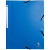 Exacompta 50 Exacompta Sammelmappen "OpaK", DIN A4, Gummizug, 3 Klappen, hellblau – Produktbild 1 von 1