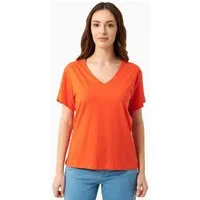 ORGANICATION ORGANICATION T-Shirt aus TENCEL Modal und Bio-Baumwolle, Tangerina, – Produktbild 1 von 1