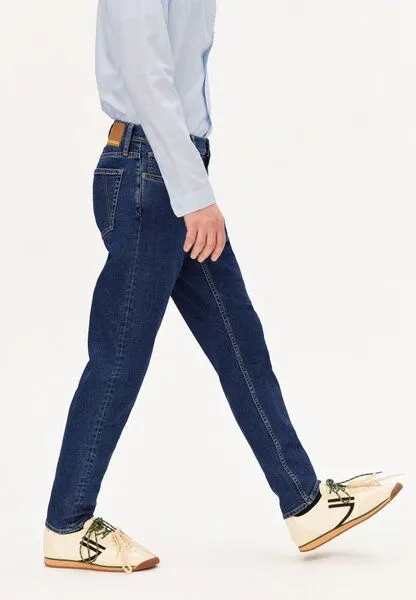 ARMEDANGELS ARMEDANGELS AARJO TARPA Herren Tapered Jeans recycelter Baumwoll Mix Comfort Stretch, Whale, – Produktbild 3 von 3