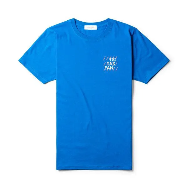 FANTASTIC REALITY STUDIOS Fantastic Reality Studios Slash T-Shirt – Bio-Baumwolle, Unisex, Blau, – Produktbild 1 von 3