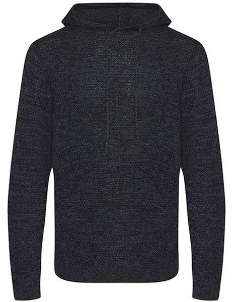 Ecologie by AWDis Ecologie by AWDis Iguazu Knitted Hoody, Charcoal/schwarz, – Produktbild 2 von 4
