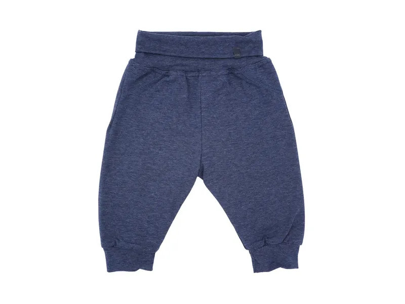 Maximo Baby Pumphose Bio-Baumwolle indigomeliert Gr. 74/80, Blau, – Produktbild 1 von 2
