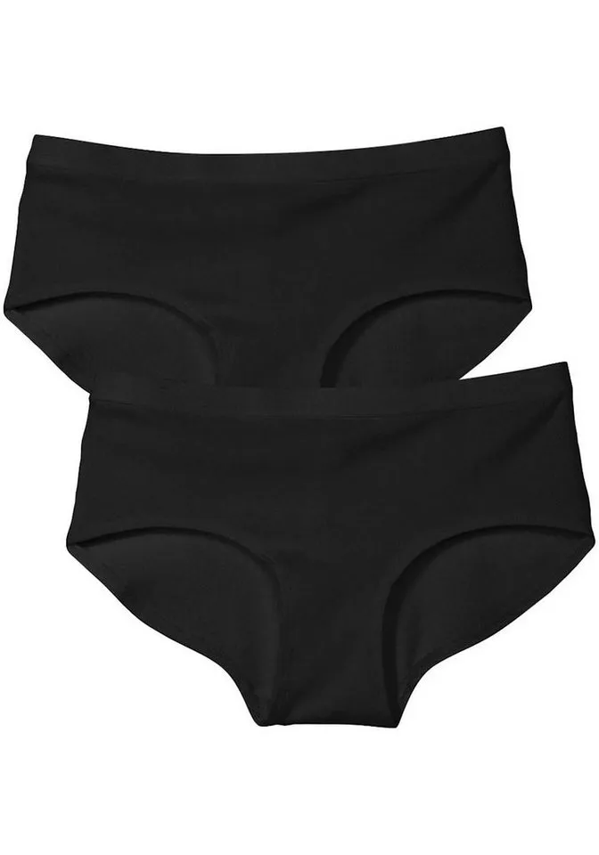 CALIDA CALIDA Panty Benefit Women (2er Pack) Low-Cut, elastischer Single Jersey, weich, Schwarz, – Produktbild 2 von 5