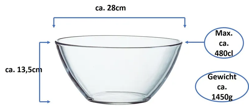 Arcoroc Arcoroc Salatschüssel – Produktbild 2 von 3