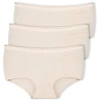 ORGANICATION ORGANICATION BLAIRE | Boyshorts Panty aus Bio-Baumwolle und TENCEL Modal im 3er-Pack, Off white, – Produktbild 1 von 1