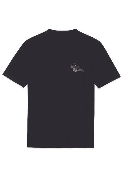 Lou-i Lou-i T-Shirt aus Bio-Baumwolle Turtle, Schwarz, – Produktbild 2 von 2