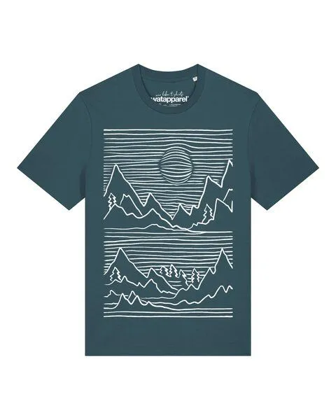 watapparel watapparel T-Shirt Unisex Mountains, Stargazer, – Produktbild 1 von 6
