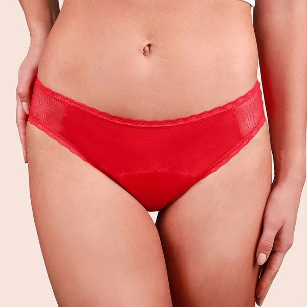 Taynie Ultra Periodenunterwäsche Biozidfrei 60°C Taynie Lady Ultra, Rot, – Produktbild 3 von 4