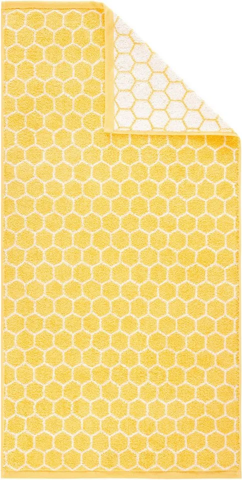 dyckhoff dyckhoff Duschtuch Pure Natural Honey, Frottier (Packung, 1-St), BIO Baumwolle, Gelb, – Produktbild 2 von 3