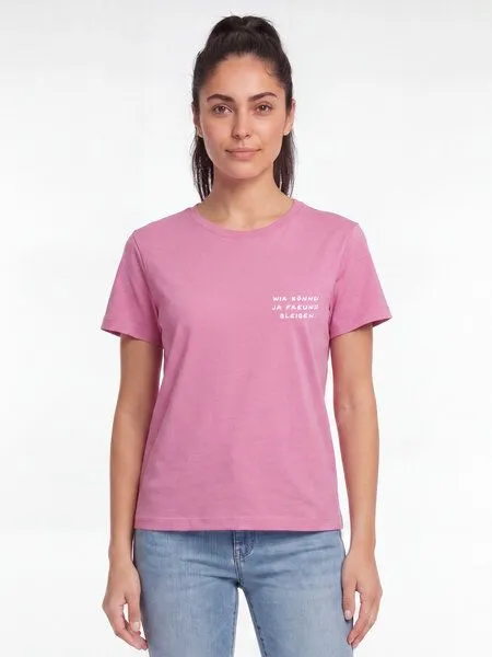 watapparel watapparel T-Shirt Frauen Wir können ja Freunde bleiben, Bubble pink, – Produktbild 2 von 2