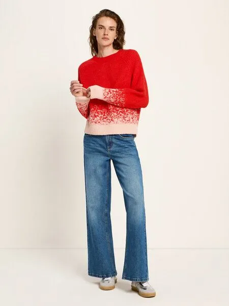 LANIUS LANIUS Jacquard Pullover, Red alert, – Produktbild 3 von 4