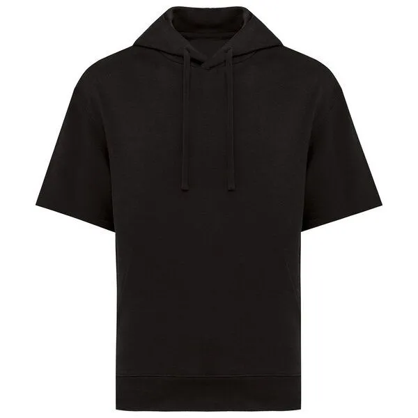 YTWOO YTWOO Unisex French Terry Hoodie – Kurzarm & nachhaltig, Schwarz, – Produktbild 1 von 3