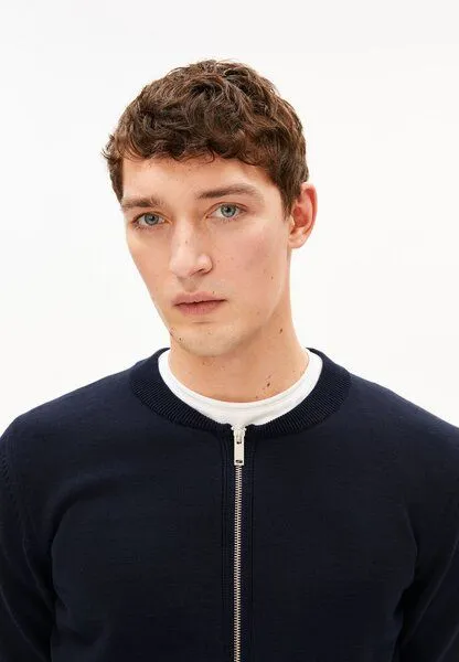 ARMEDANGELS ARMEDANGELS AGAAMON Herren Cardigan aus Bio-Baumwolle, Night sky, – Produktbild 3 von 4